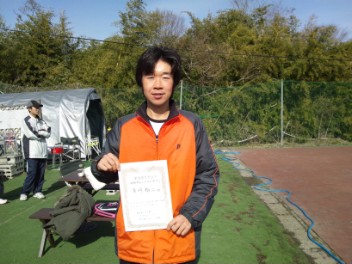 01/21(月) 男子シングルス オープン 優勝＜インスピリッツテニスクラブ＞