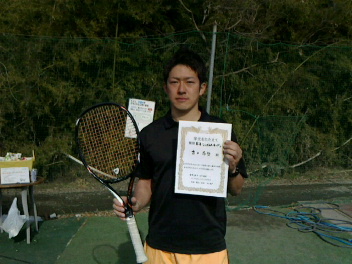 01/23(水) 男子シングルス オープン 優勝＜インスピリッツテニスクラブ＞