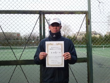 02/07(木) 男子シングルス 初中級 優勝＜東大宮テニスクラブ＞