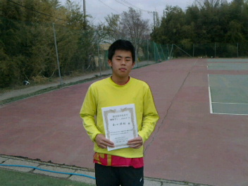 02/27(水) 男子シングルス オープン 優勝＜インスピリッツテニスクラブ＞