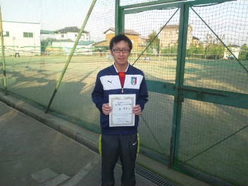 05/03(金) 男子シングルス 中級 優勝＜桶川グリーンテニスクラブ＞
