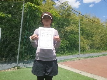 05/03(金) 女子シングルス 中級 優勝＜インスピリッツテニスクラブ＞