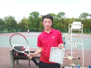 05/21(火) 男子シングルス 初中級 優勝＜インスピリッツテニスクラブ＞