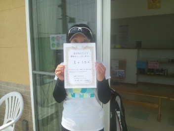 05/22(水) 女子シングルス オープン 優勝＜オールウェイズテニスクラブ＞