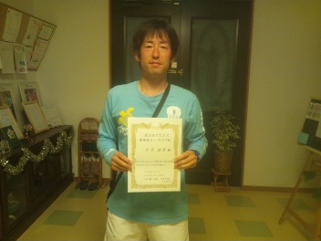 05/26(日) 男子シングルス 中級 優勝＜オールウェイズテニスクラブ＞