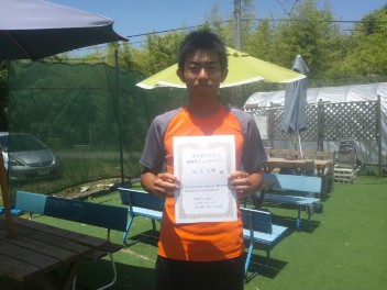 05/31(金) 男子シングルス オープン 優勝＜インスピリッツテニスクラブ＞