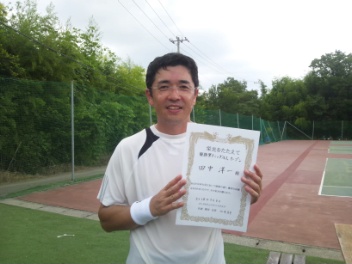 08/06(火) 男子シングルス オープン 優勝＜インスピリッツテニスクラブ＞