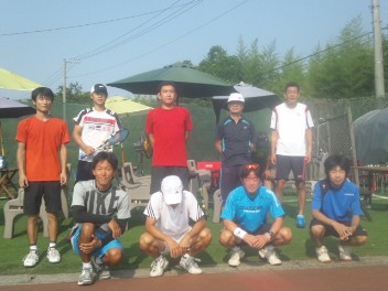 08/08(木) 男子シングルス オープン＜インスピリッツテニスクラブ＞