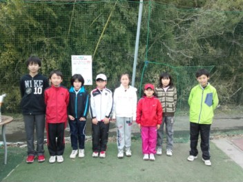 02/23(日) 小学生男女混合シングルス 初中級＜インスピリッツテニスクラブ＞