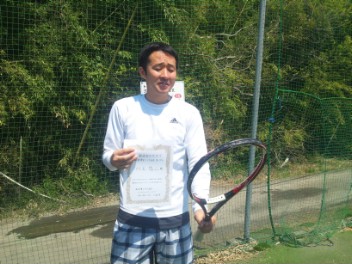 04/23(水) 男子シングルス オープン 優勝＜インスピリッツテニスクラブ＞