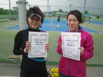 04/29(火) 女子ダブルス 中級 優勝＜オールウェイズテニスクラブ＞