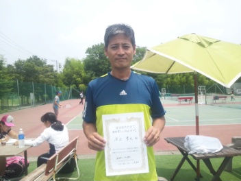 06/24(火) 男子シングルス オープン 優勝＜インスピリッツテニスクラブ＞