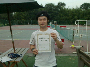 07/23(水) 男子シングルス 中級 優勝＜インスピリッツテニスクラブ＞