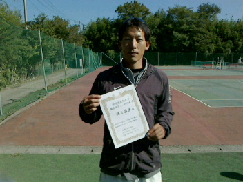10/28(火) 男子シングルス オープン 優勝＜インスピリッツテニスクラブ＞