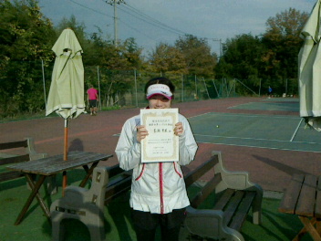 11/28(金) 女子シングルス 初中級 優勝＜インスピリッツテニスクラブ＞