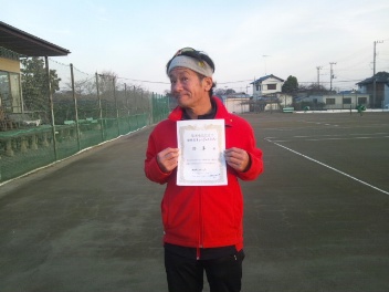 12/28(日) 男子シングルス オープン 優勝＜大熊テニスクラブ＞