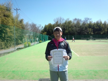 03/24(金) 男子シングルス オープン 優勝＜インスピリッツテニスクラブ＞