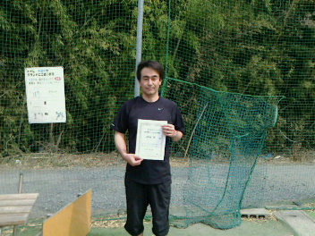 05/04(木) 男子シングルス 中級 優勝＜インスピリッツテニスクラブ＞