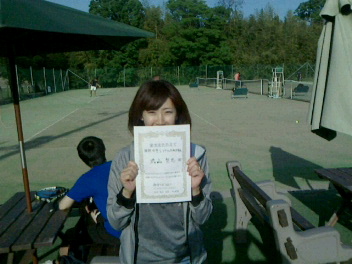 05/22(月) 女子シングルス 初中級 優勝＜インスピリッツテニスクラブ＞