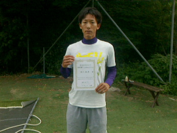 06/01(木) 男子シングルス オープン 優勝＜インスピリッツテニスクラブ＞
