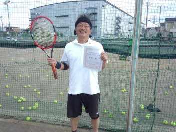 06/04(日) 男子シングルス 中級 優勝＜大熊テニスクラブ＞