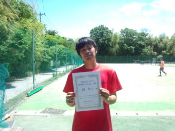 06/05(月) 男子シングルス 上級 優勝＜インスピリッツテニスクラブ＞