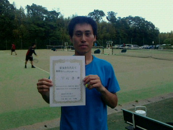 06/08(木) 男子シングルス オープン 優勝＜インスピリッツテニスクラブ＞