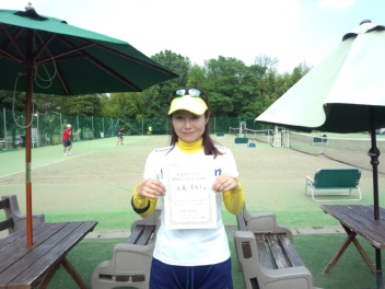 06/23(金) 女子シングルス 初中級 優勝＜インスピリッツテニスクラブ＞