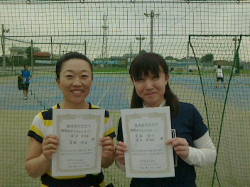 06/25(日) 女子ダブルス オープン 優勝＜オールウェイズテニススクール＞