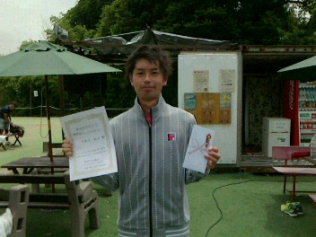06/26(月) 男子シングルス オープン 賞金付 優勝＜インスピリッツテニスクラブ＞