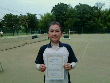 06/28(水) 男子シングルス 超初級 優勝＜インスピリッツテニスクラブ＞