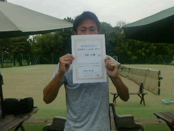 07/04(火) 男子シングルス オープン 優勝＜インスピリッツテニスクラブ＞