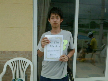 07/05(水) 男子シングルス オープン 優勝＜ALWAYS TENNIS SCHOOL＞