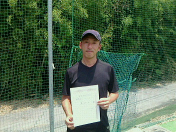 07/07(金) 男子シングルス オープン 優勝＜インスピリッツテニスクラブ＞