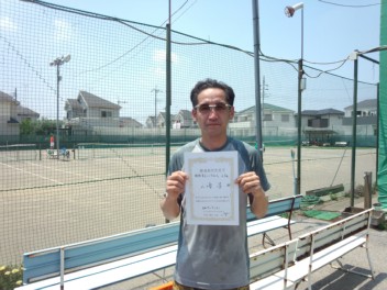07/08(土) 男子シングルス 上級 優勝＜フォレストテニスクラブ＞