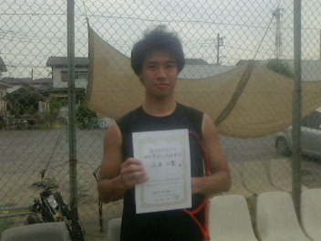 07/24(月) 男子シングルス オープン 優勝＜イケノヤテニススクール＞