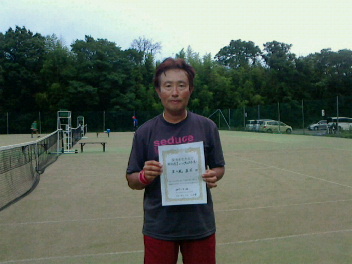 07/26(水) 男子シングルス オープン 優勝＜インスピリッツテニスクラブ＞