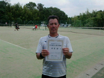 08/28(月) 男子シングルス 初級 優勝＜インスピリッツテニスクラブ＞