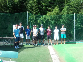 09/08(金) 男子シングルス オープン＜インスピリッツテニスクラブ＞