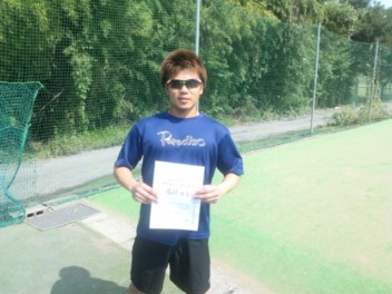 09/26(火) 男子シングルス オープン 優勝＜インスピリッツテニスクラブ＞
