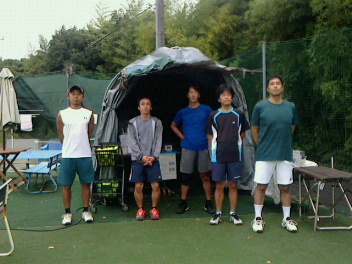 09/28(木) 男子シングルス 中級＜インスピリッツテニスクラブ＞