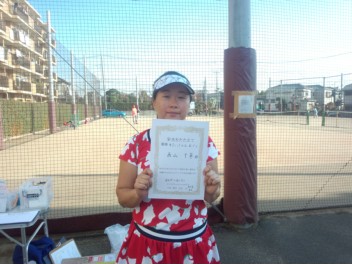 12/05(火) 女子シングルス オープン 優勝＜東大宮テニスクラブ＞