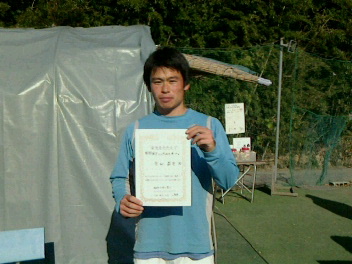 12/07(木) 男子シングルス オープン 優勝＜インスピリッツテニスクラブ＞