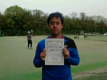 04/02(月) 男子シングルス 中級 優勝＜インスピリッツテニスクラブ＞