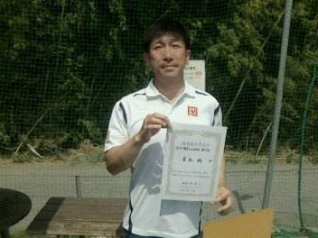04/04(水) 男子シングルス オープン 優勝＜インスピリッツテニスクラブ＞