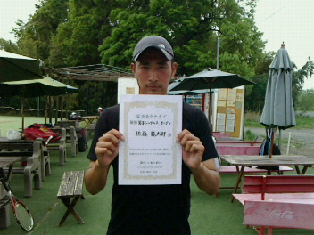 04/27(金) 男子シングルス オープン 優勝＜インスピリッツテニスクラブ＞