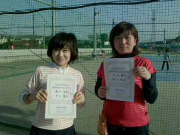 04/29(日) 女子ダブルス オープン 優勝＜ALWAYS TENNIS SCHOOL＞