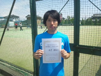 04/30(月) 男子シングルス オープン 優勝＜桶川グリーンテニスクラブ＞