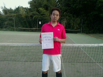 05/01(火) 男子シングルス 中級 優勝＜インスピリッツテニスクラブ＞
