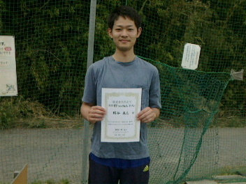 05/02(水) 男子シングルス オープン 優勝＜インスピリッツテニスクラブ＞